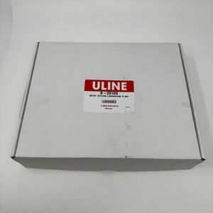 Canadian Flag Uline S-20103 Nylon 6x12 Large Made in USA Red White